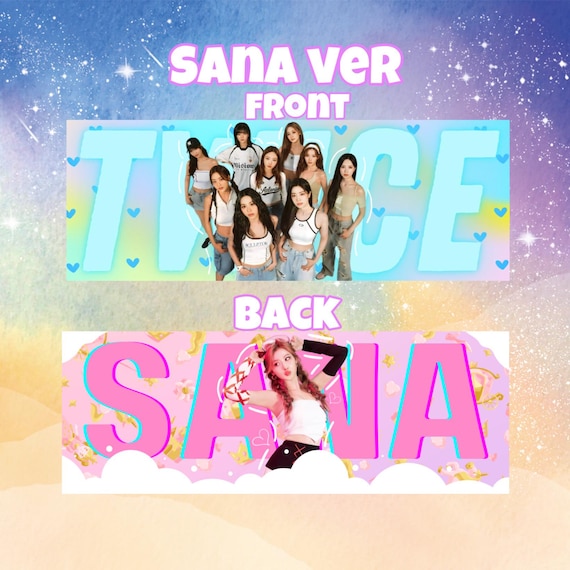 TWICE Double Sided GLOSSY!! Hand Concert Banners 2025 - 2026!! - Etsy