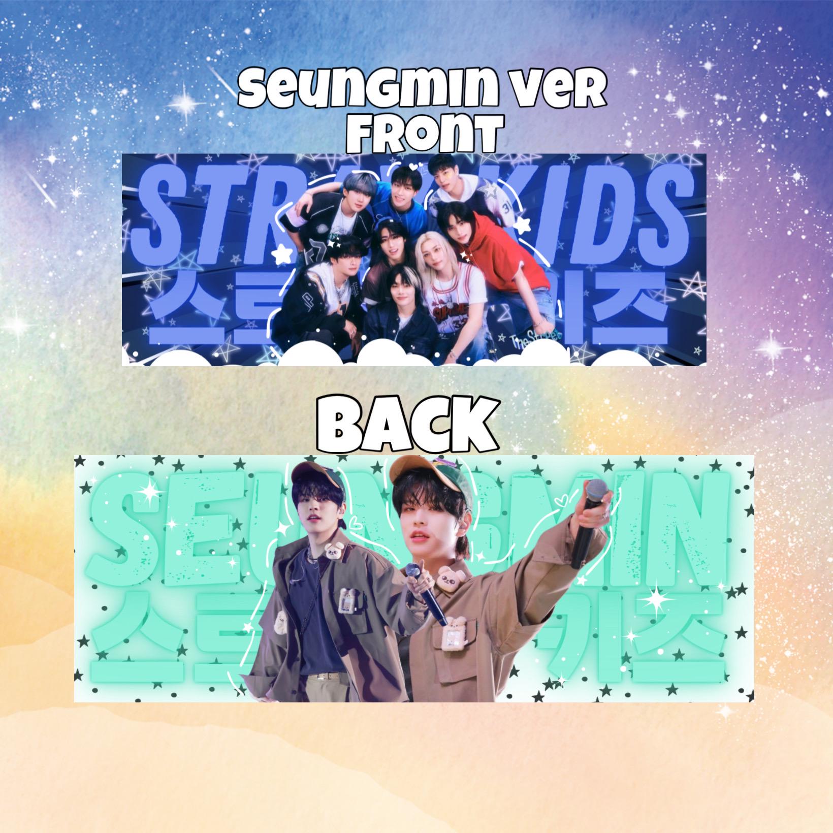 STRAYKIDS 8 Tour Handheld Glossy Double Sided Banners