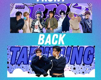 BTS 2026 World Tour Double Sided Glossy Banners - Etsy