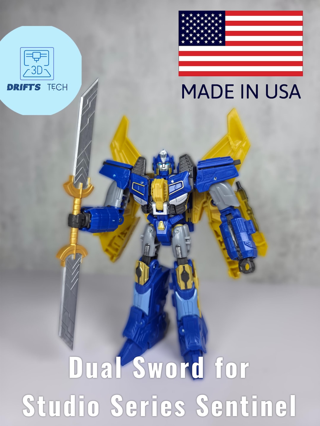 Upgrade Kit Dual Sword Staff for Transformers Studio Series One