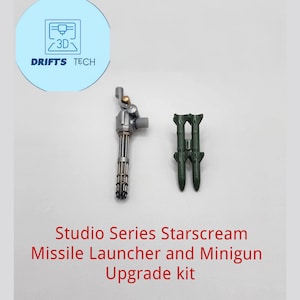 Missile Launcher & Minigun for Transformers Studio Series 06,21 Upgrade Kit