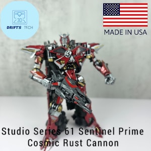 Upgrade Kit for Studio Series 61 SS61 Sentinel Prime Cosmic Rust Cannon Transformers