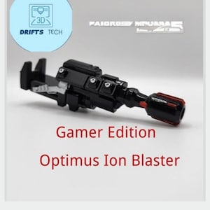 Ion Blaster for transformers war for cybertron studio series gamer edition Optimus Prime Upgrade Kit