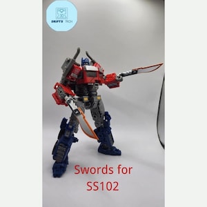 Sword set for Transformers Rise of the Beasts Studio Series 102 Optimus Prime Upgrade Kit