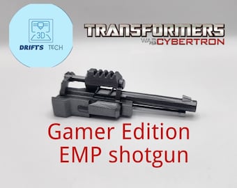 Kit de actualización de escopeta EMP para figuras de la edición de jugador de la serie Transformers Studio