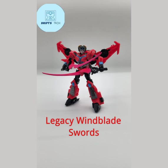 Transformers Legacy TL-68 Windblade | Giocattolo Convertibile Robot-Aereo | Spada E Testa Arma | 40° Anniversario - 4
