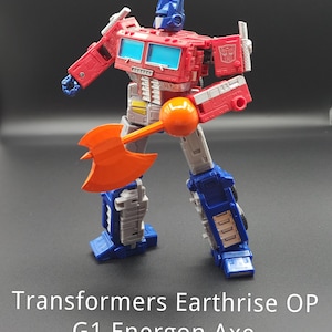 G1 Energon Axe for Transformers Earthrise Optimus Prime Upgrade Kit