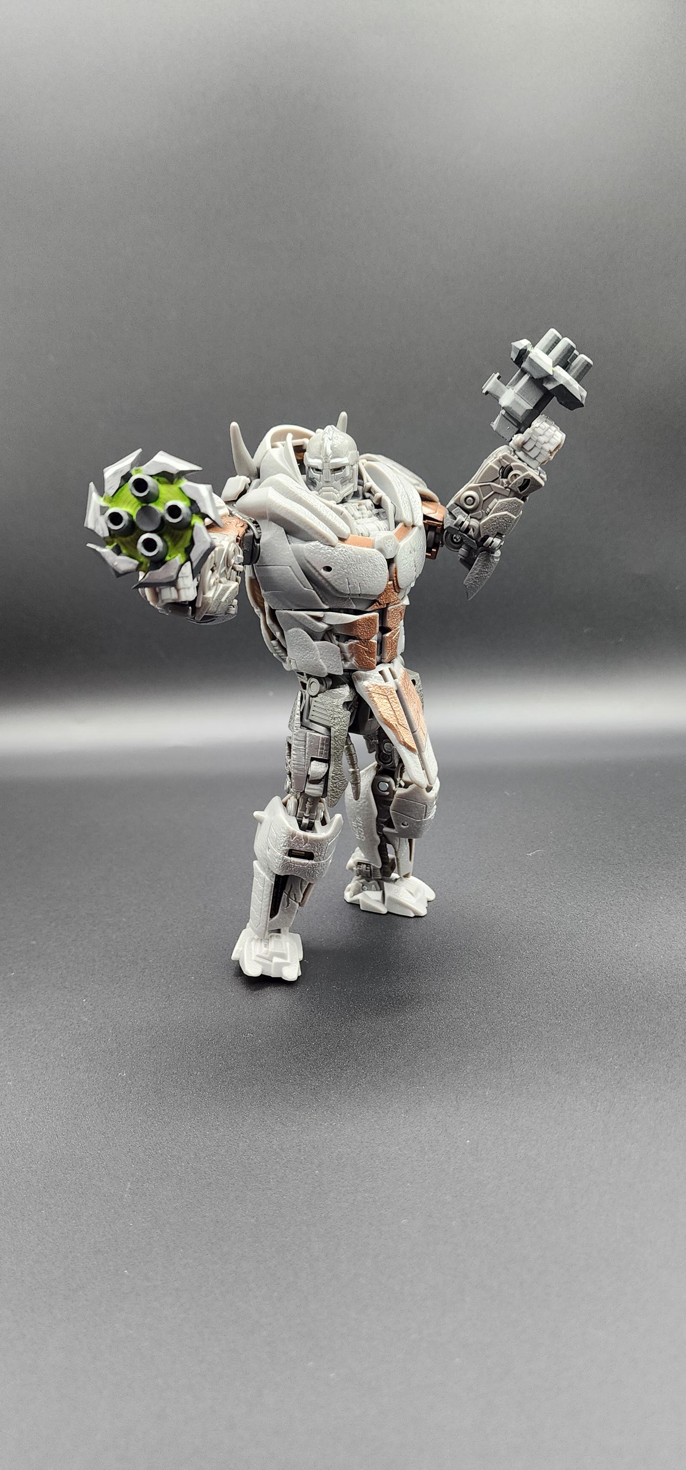 Blasters for Transformers Studio Series 103 ROTB Rhinox Upgrade