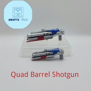 Quad Barrel Shotgun for Transformers Figures, Studio Series, legacy, Age of the Primes