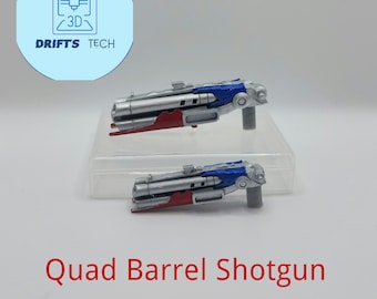 Quad Barrel Shotgun for Transformers Figures, Studio Series, legacy, Age of the Primes