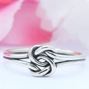 7 mm nieuw ontwerp Keltische duimringband 925 sterlingzilver geweven Keltische oneindigheid Trinity - knoop dubbel hart liefde mannen vrouw valentijnscadeau