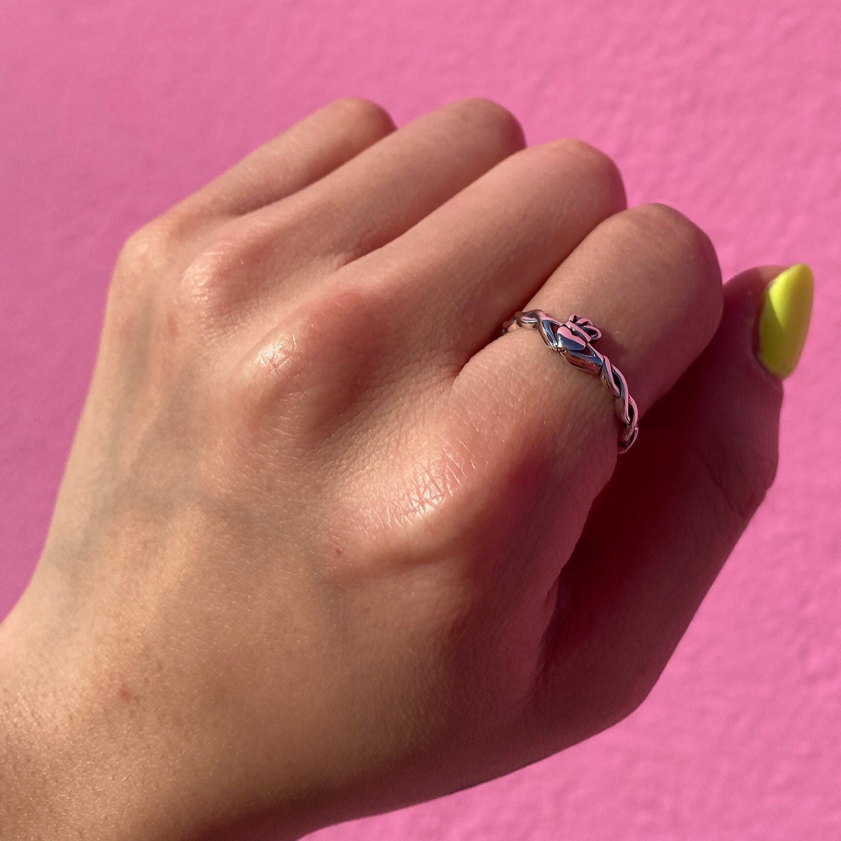 Anello d'argento freccia, anello d'argento sterling, anello d'argento per donna, anello minimale