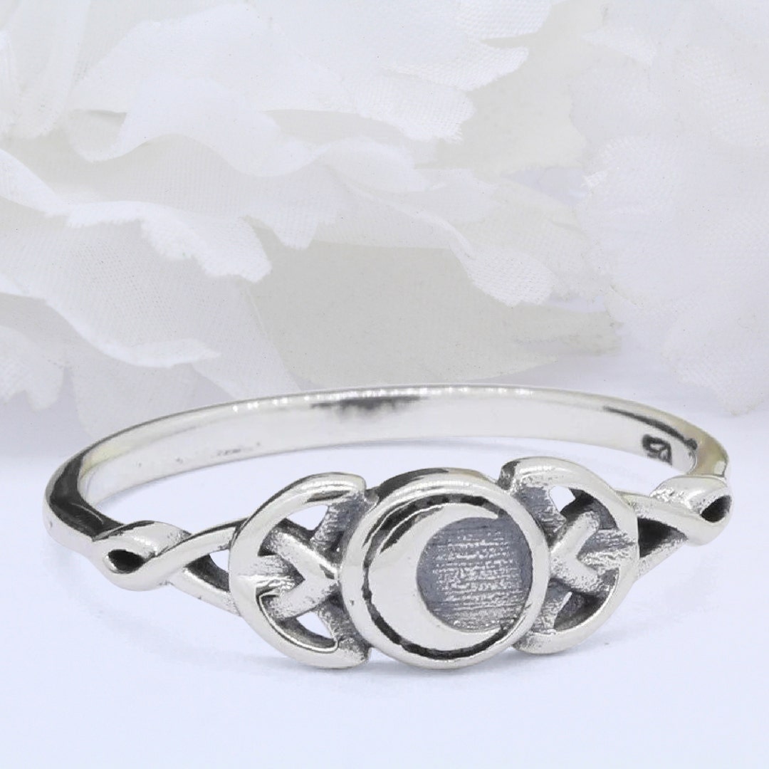 6 Mm New Design Celtic Thumb Ring Band 925 Sterling Silver Weave Celtic