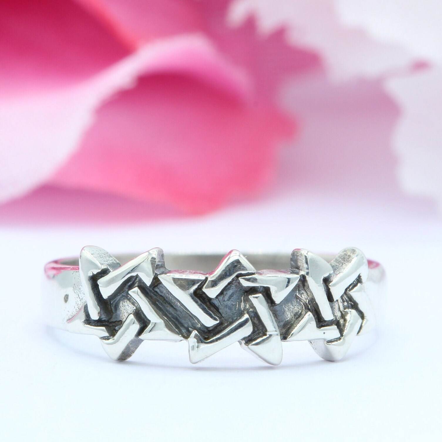 6 Mm New Design Celtic Thumb Ring Band 925 Sterling Silver Etsy