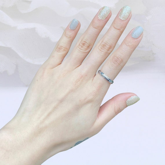 Anello Taglia Regolabile Uomo Donna Anello Sigillo Ovale In Argento Sterling 925 - Taglie Da M A Z, Unisex, Stile Classico Inglese, Senza Pietra, Regolabile Anello Ovale Sterling 925 - Foto 2