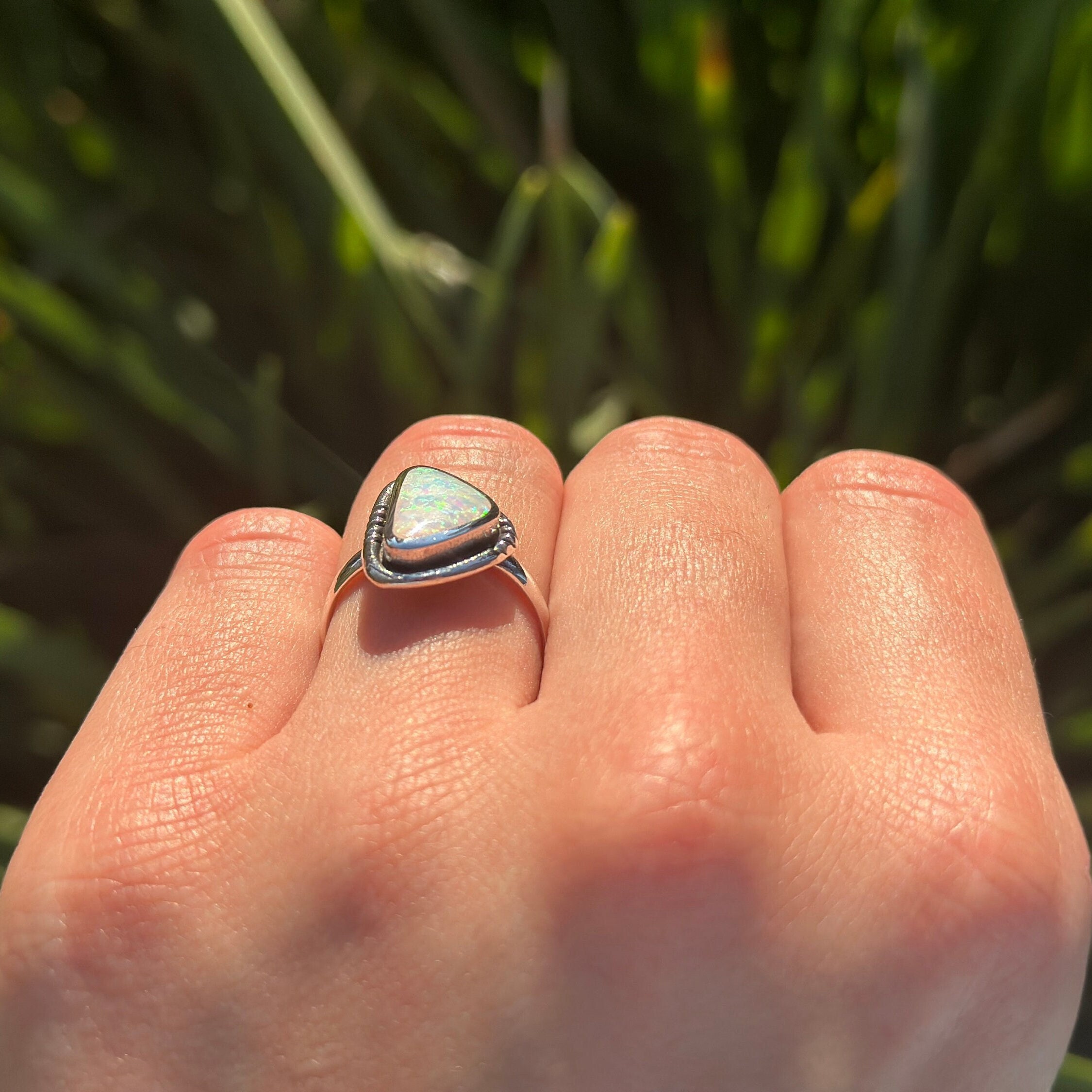 Opal thumb ring best sale
