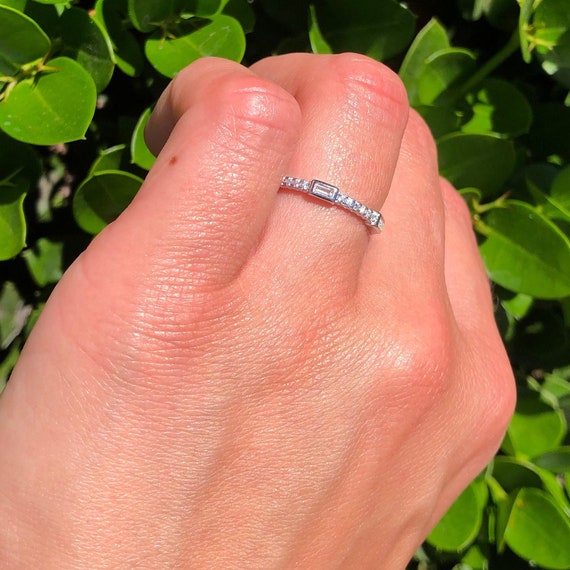 2.5mm Full Eternity Round Ring Engagement Wedding Band Design Etsy