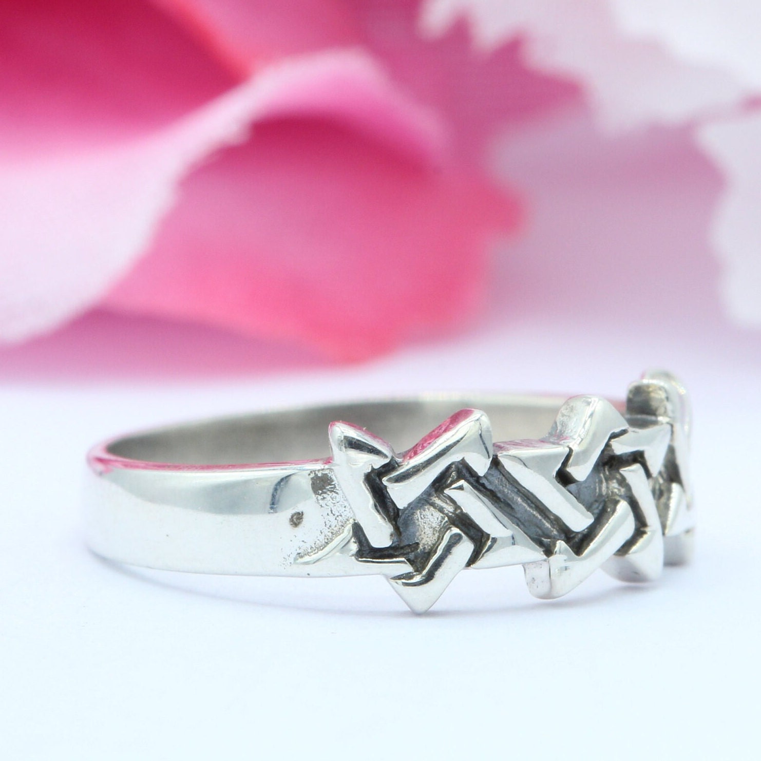 6 Mm New Design Celtic Thumb Ring Band 925 Sterling Silver Etsy