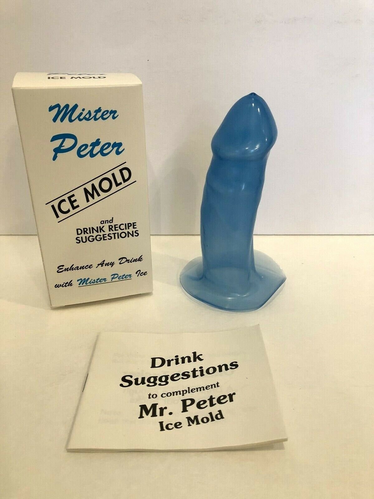 Mr. Peter Penis Dick Shaped Ice Cube Mold tray Bachelorette Party Gag Gifts
