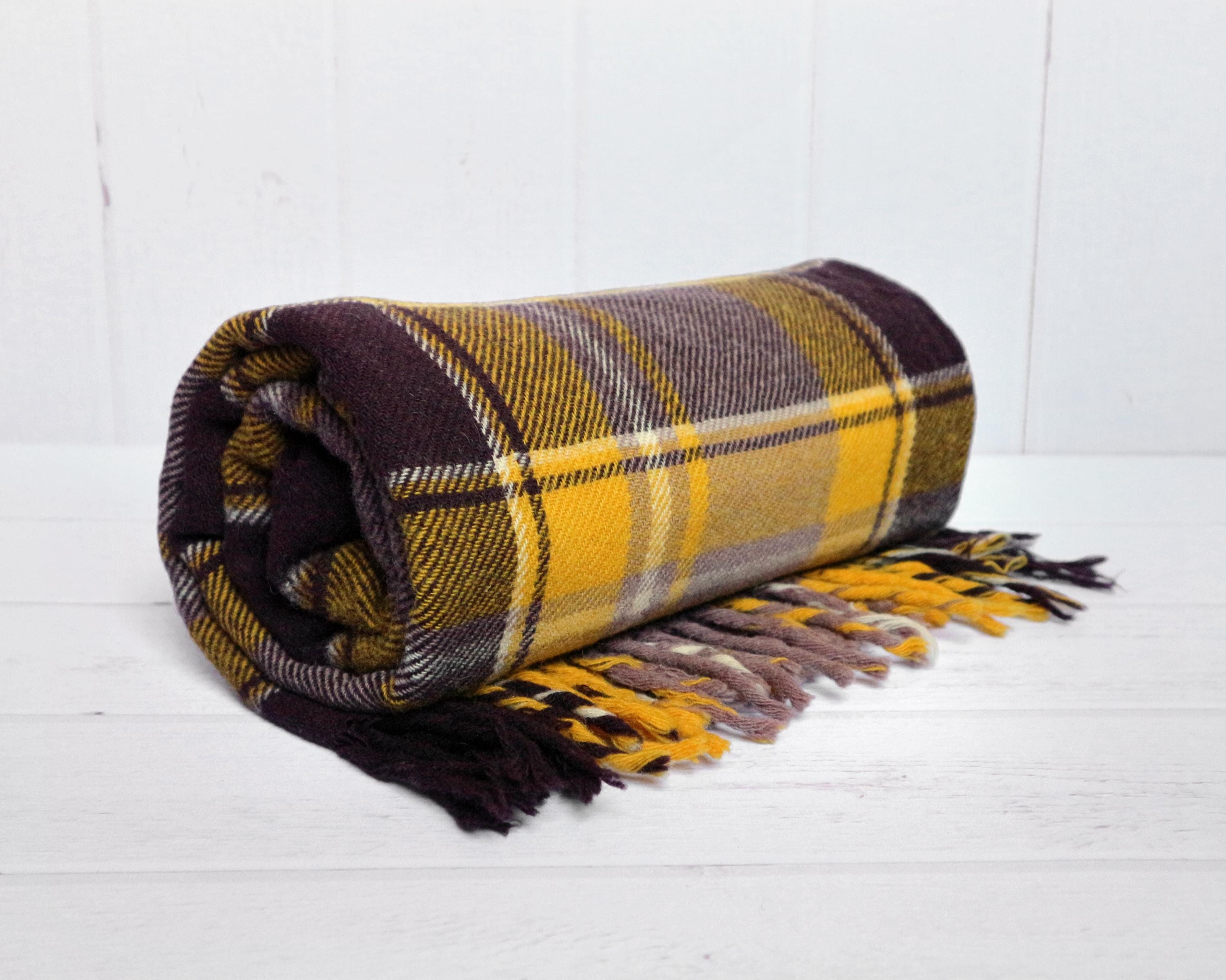 Fringe Blanket Vintage - Etsy