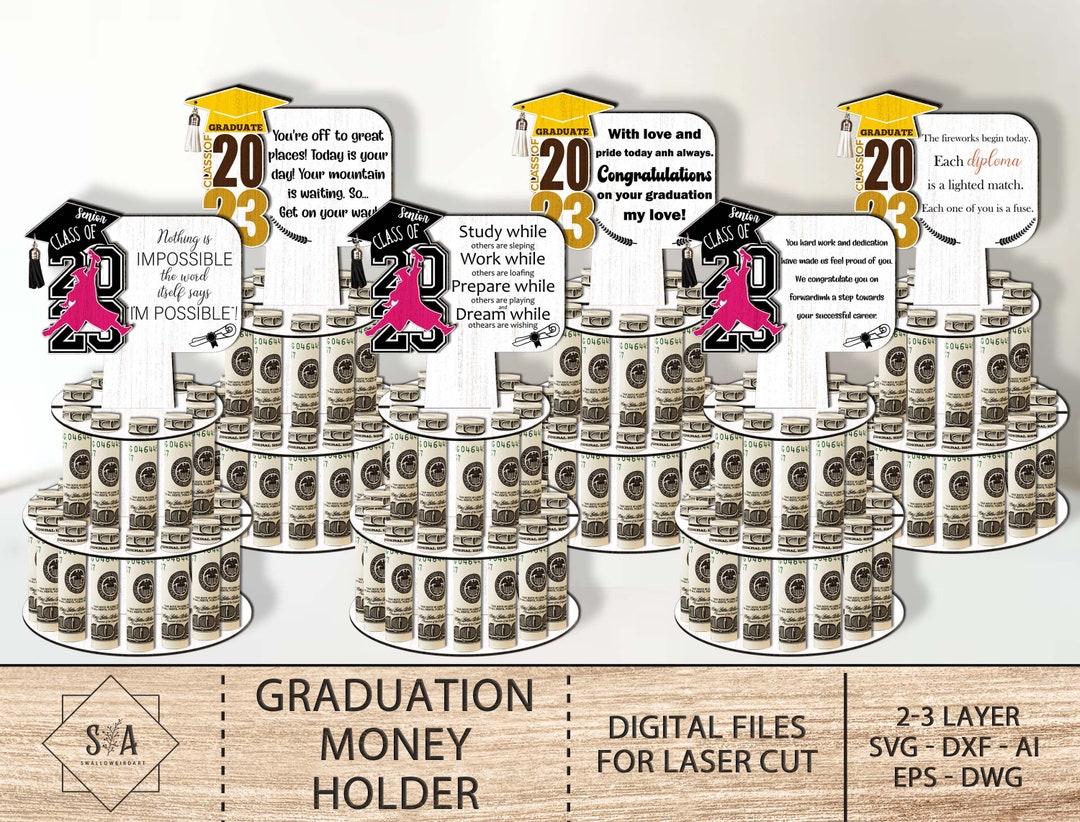 Graduation Gift Money Holder Tiered Graduation Money Holder Etsy