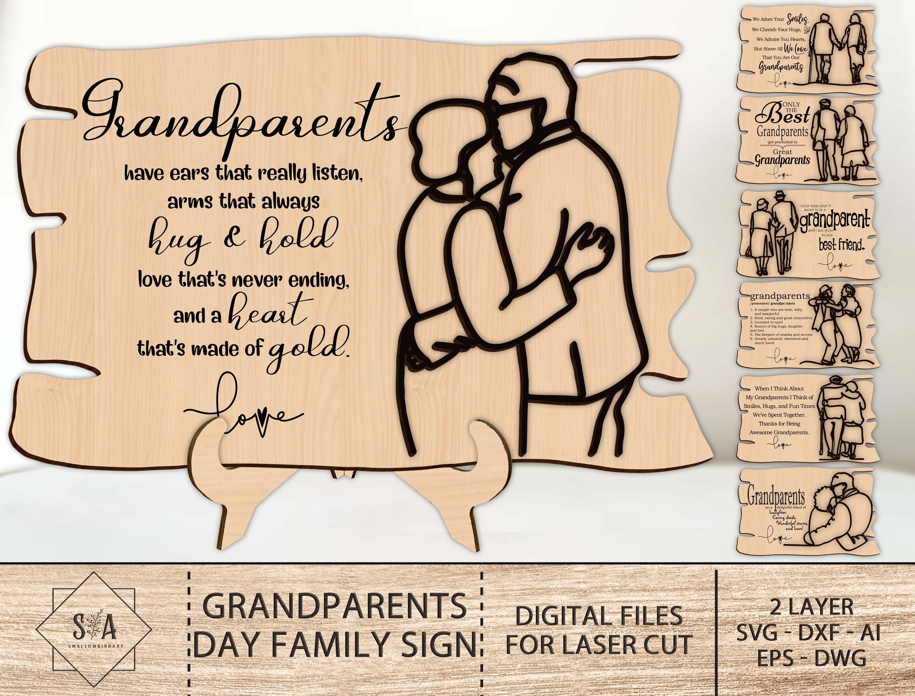 アート・デザイン・音楽 Meine Grosseltern / My Grandparents Grandparents Day Handprint Keepsake, Happy Grandparents Day