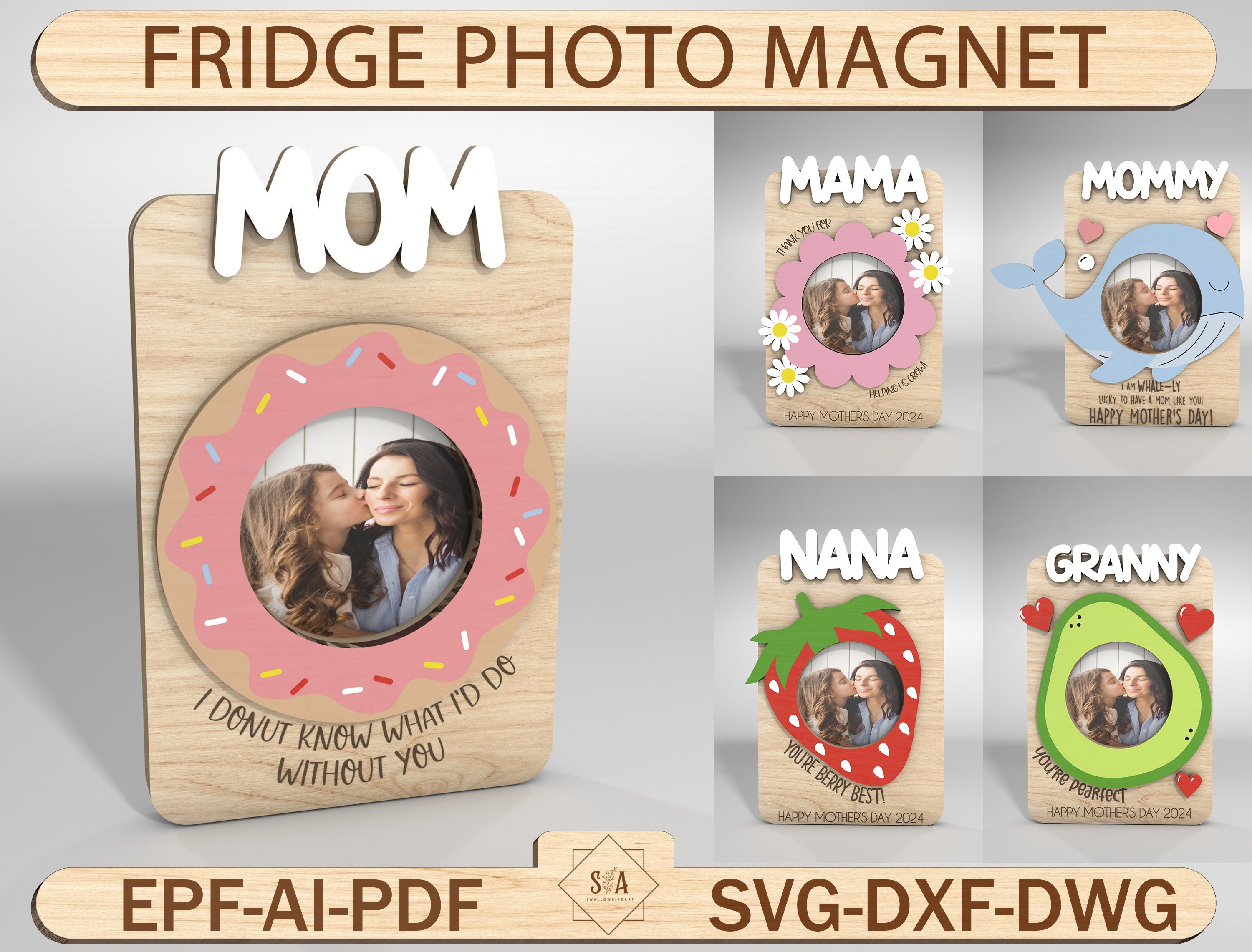 Mother's Day Magnets, Mother's Day Car Visor Decor, Car Visor Photo Clip, Best Gift For Mom, New Mom Gift, Mothers Day Picture Frame, Mom