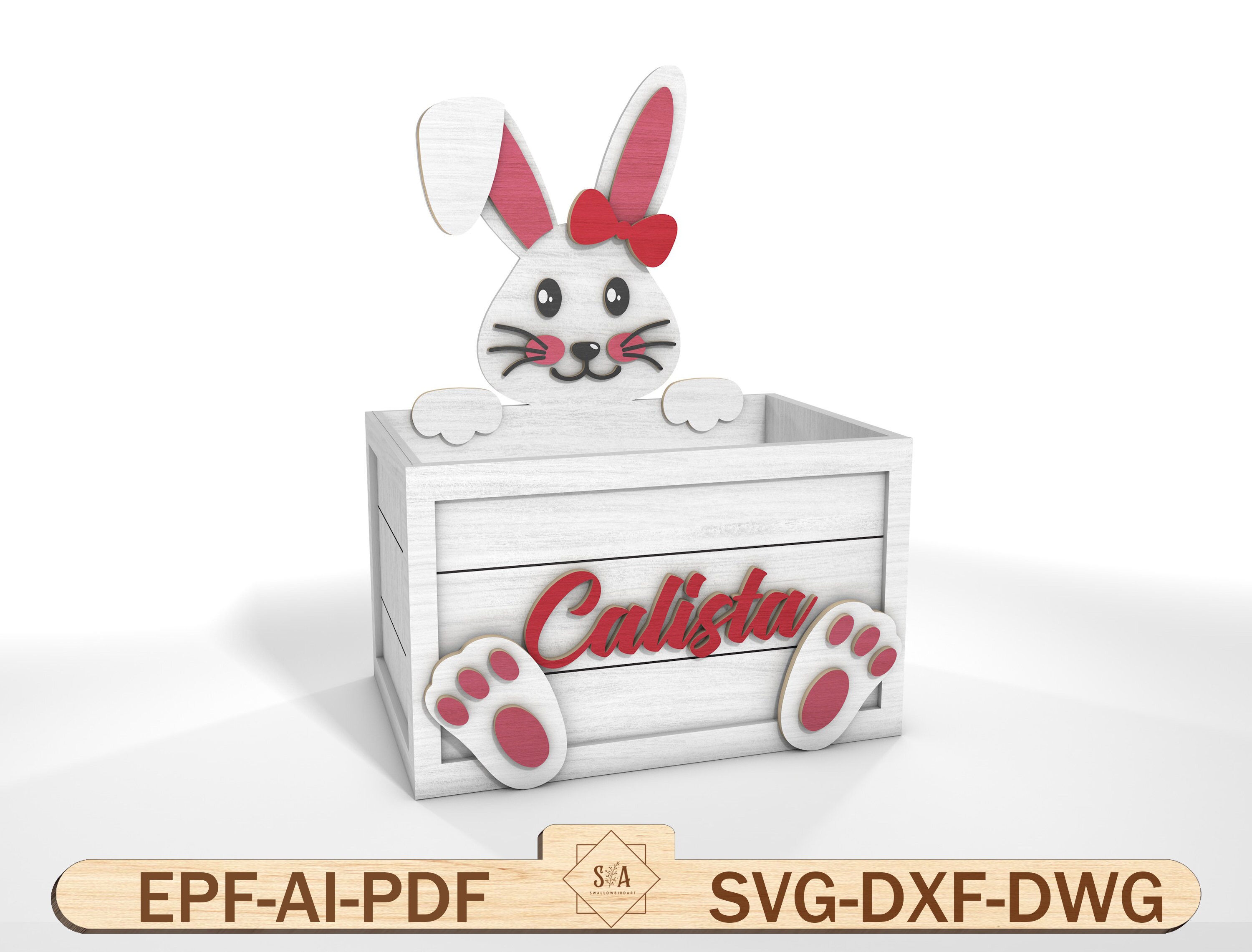 Easter Box Svg Laser Cut File Svg,easter Sweet Box Svg ,easter ...