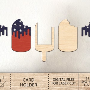 4th July Popsicle Bundle Svg, Patriotic Svg, Patriotic Popsicle Svg, 4th Of July Laser Cut Svg, Red White And Blue,Digital Download Svg image 3