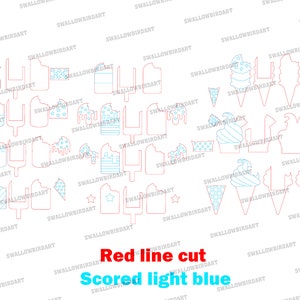 4th July Popsicle Bundle Svg, Patriotic Svg, Patriotic Popsicle Svg, 4th Of July Laser Cut Svg, Red White And Blue,Digital Download Svg image 5