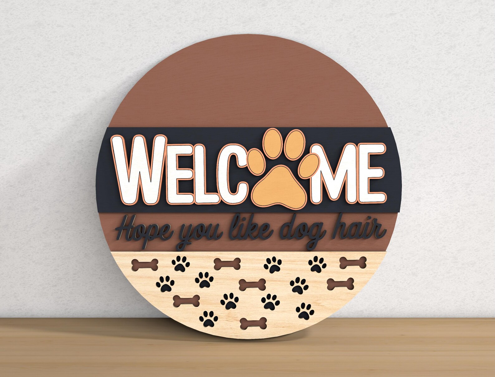 Dog Welcome Sign Laser Cut Bundle, Funny Pet Door Hanger, Glowforge ...
