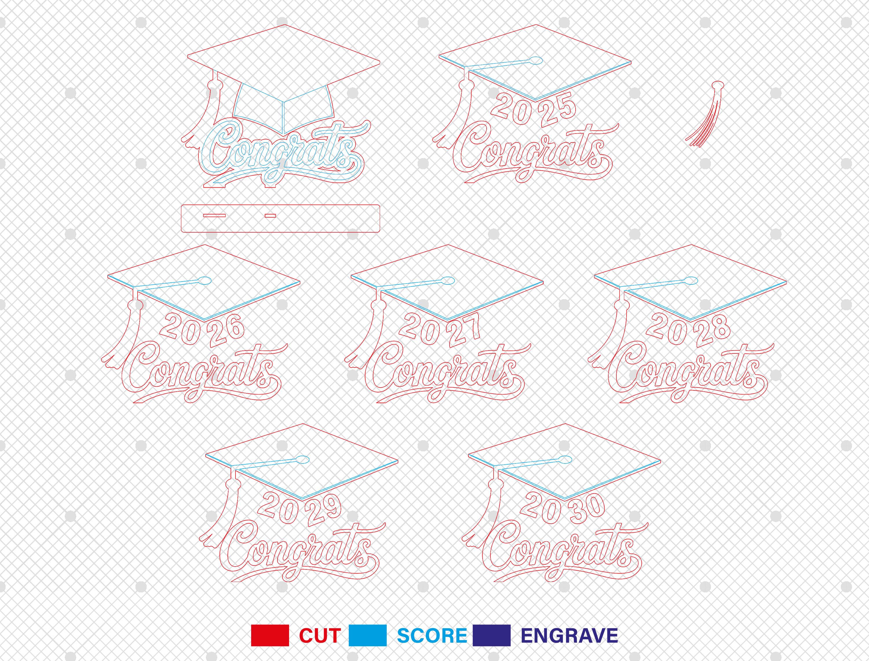 Graduation Wooden Sign Digital File, Laser Cut Graduation Decor, Class ...