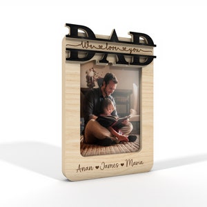 Father's Day Gift Car Visor Clip Fridge Photo Magnet, Gift For Dad