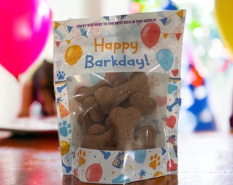 Peanut Butter Dog Birthday Treats: All Natural Homemade Dog Cookies