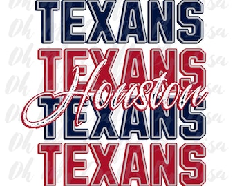 Game Day Stacked Transparent Houston Texans Png, Texans Football Png, Instant Download