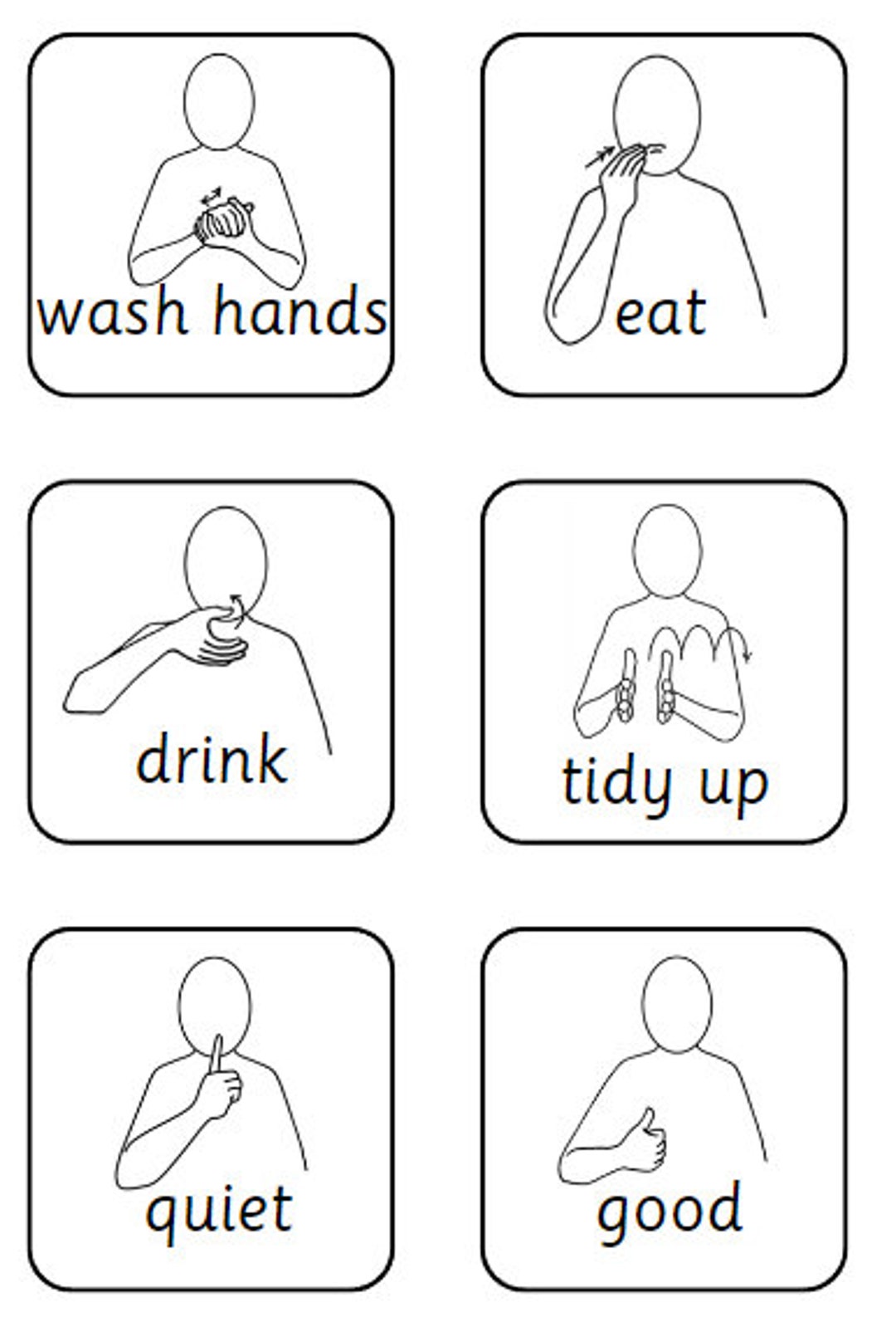Makaton Visual Cards For Lanyard Etsy Makaton Visual Cards For Lanyard Etsy