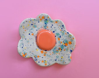 Spatlepelsteun | Handgemaakt en met de hand gevormd keramiek | Uniek design keukengerei