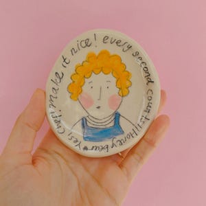 Ja Chef! Löffel-Ablage | Handgefertigte und Handgeformte Keramik | Einzigartiges Design-Küchengeschirr