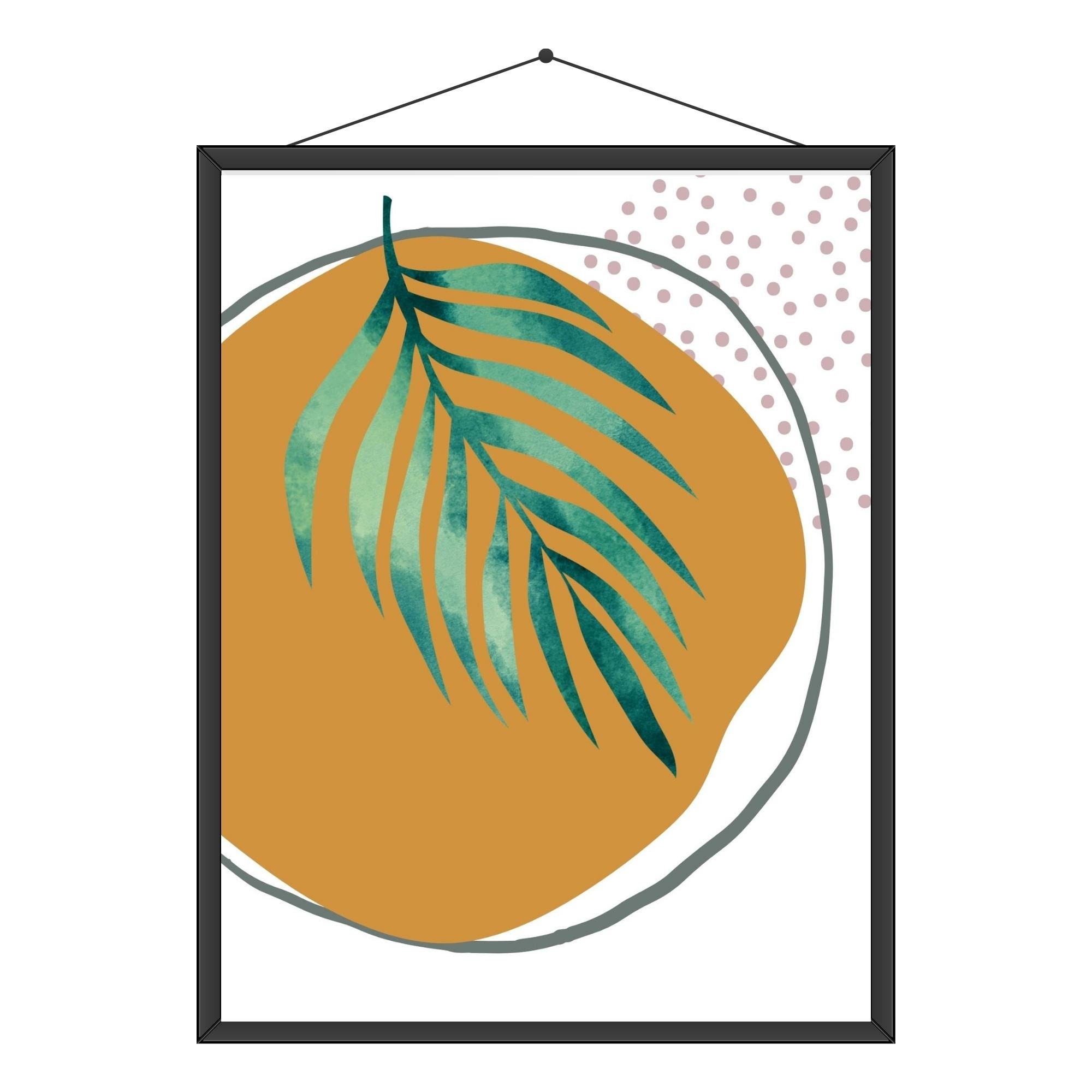 Boho Botanical Wall Art Set of 6 Printable Downloadable Living Dining ...