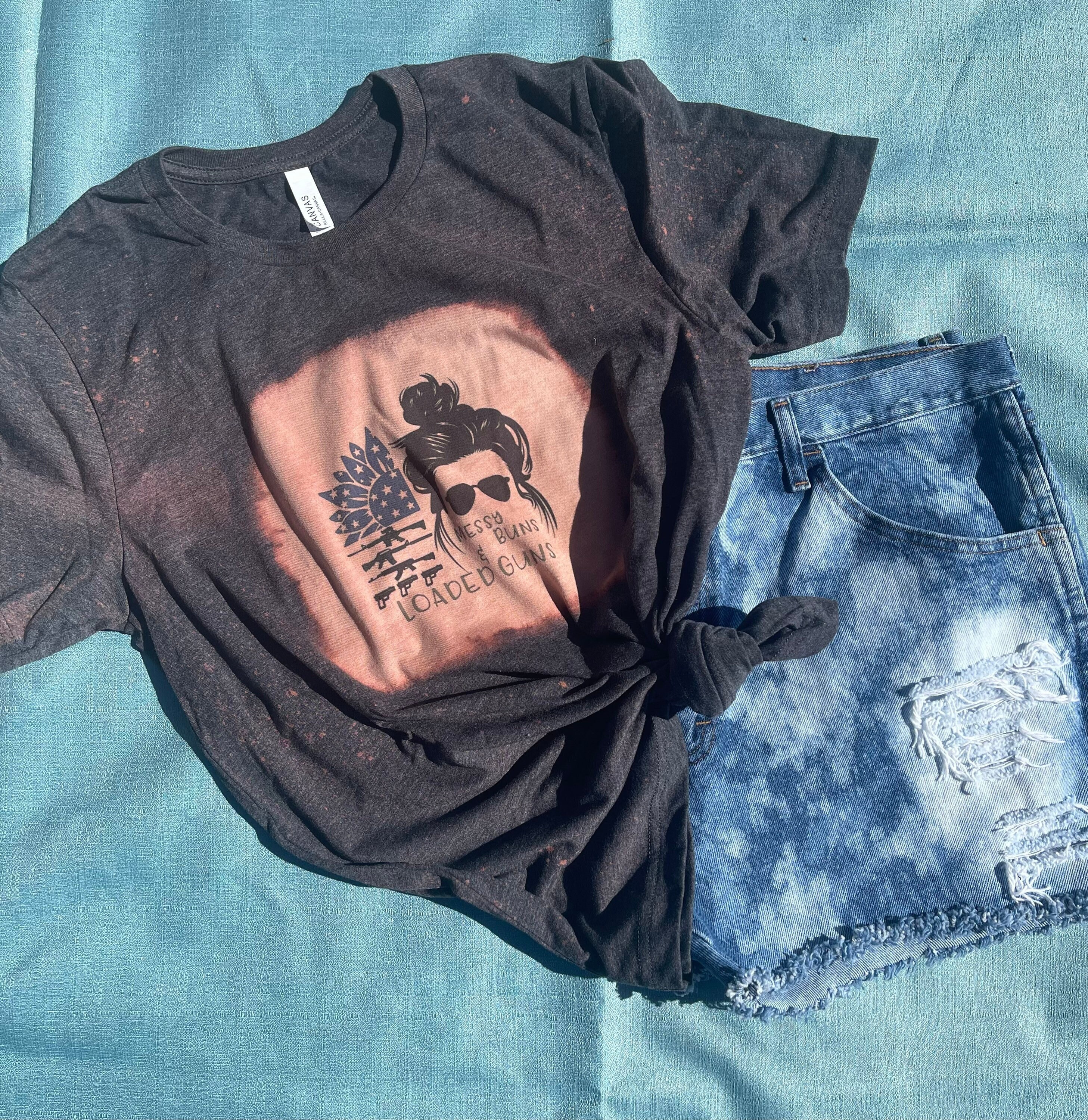 Womens Rustler Wrangler Bleached and 
