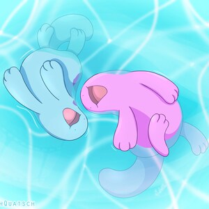 Quagsire Art Print