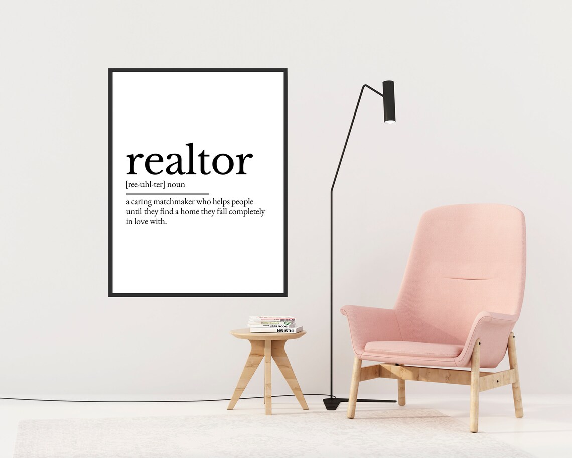 Realtor Real Estate Printable Wall Art Real Estate - Etsy