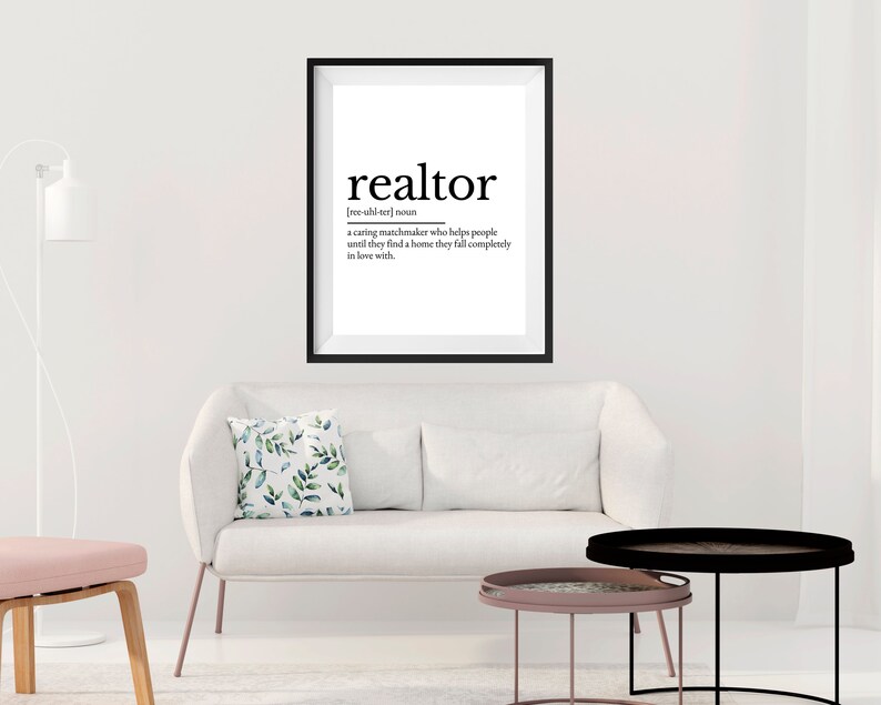 Realtor Real Estate Printable Wall Art Real Estate - Etsy