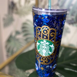 Starbucks Evil Eye Snow Globe / Mal De Ojo Tumbler / Snow Globe