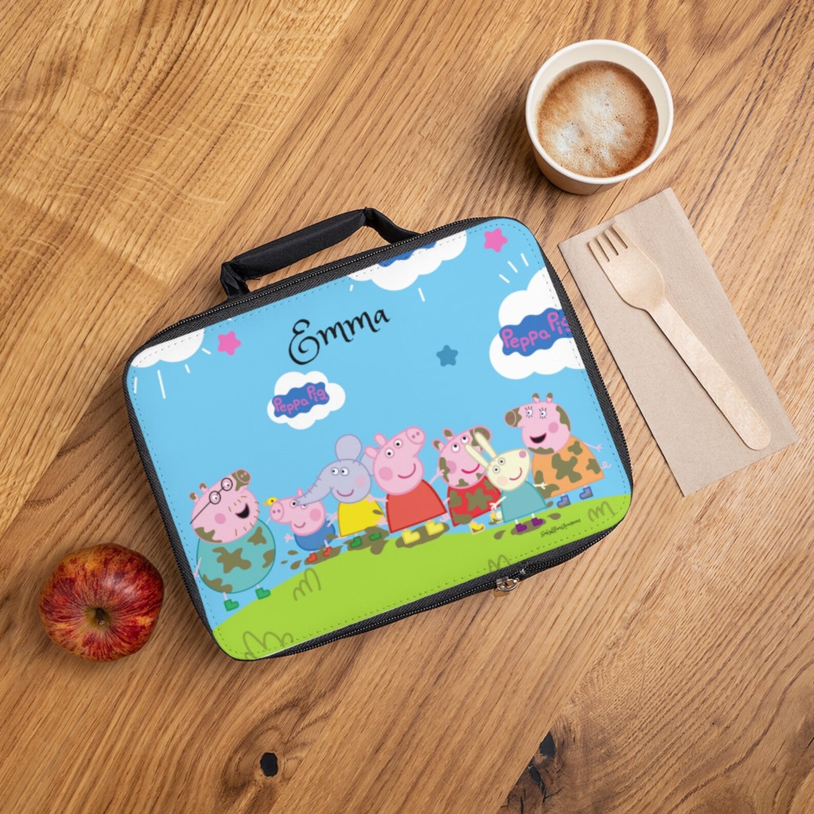 Peppa Pig Lunch Box Kids Lunchbox Girls Lunch Bag Boys Etsy