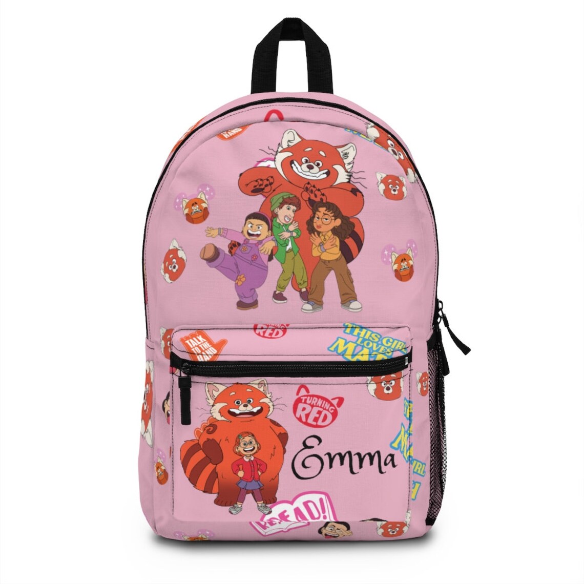 Personalized Turning Red Backpack Red Panda Bags mei Lee Etsy