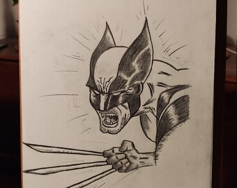 Wolverine Marvel Original Pencil Drawing - Etsy Israel Wolverine Marvel Original Pencil Drawing - Etsy Israel