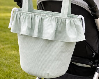 Pram Bag, Stroller Bag, Baby Stroller Organizer Bag