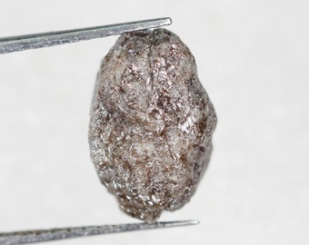 Diamant Brut Non Taillé Naturel Loose Rugueux, Couleur Marron