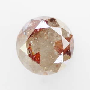 Natural Grey Diamond, Round Brilliant Cut Diamond, Natural Loose Diamond, Jewelry Making Diamond | 0.21 CT, 3.6 MM (Diameter)